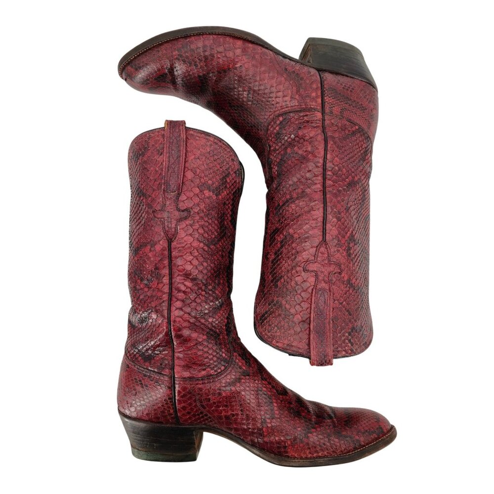 Lucchese San Antonio Full Burmese Python Mens 11.… - image 6